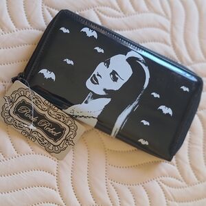 Rock Rebel Lily Munster Zip-Around Wallet